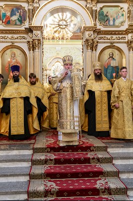 Всенощное бдение в храме Покрова Пресвятой Богородицы г. Саратова