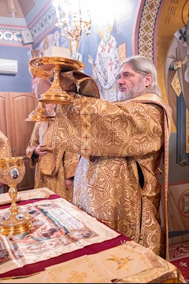 Митрополит Игнатий совершил Божественную литургию в Свято-Троицком кафедральном соборе г. Саратова
