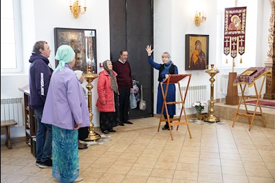 Митрополит Игнатий совершил Божественную литургию в храме Новомучеников и исповедников Саратовских г. Саратова