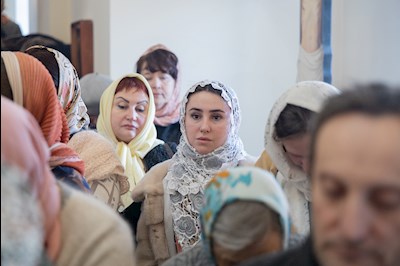 Митрополит Игнатий совершил Божественную литургию в Трехсвятительском храме г. Саратова