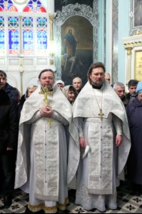 В праздник Крещения Господня Митрополит Лонгин совершил Божественную литургию и Чин Великого освящения воды