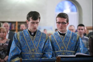 Всенощное бдение в храме Благовещения Пресвятой Богородицы г. Саратова