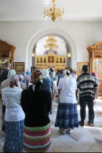 Божественная литургия в Свято-Алексиевском женском монастыре г. Саратова