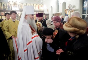 Всенощное бдение в Благовещенском храме г. Вольска