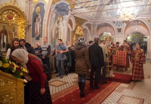 Всенощное бдение в Свято-Троицком кафедральном соборе г.Саратова