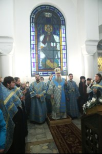 Всенощное бдение на Архиерейском подворье – храме в честь иконы Божией Матери «Утоли моя печали» г.Саратова