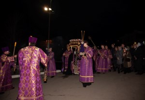 Утреня Великой Субботы с Чином погребения в храме в честь Сошествия Святого Духа г. Саратова