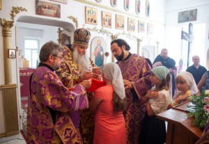 Божественная литургия на Подворье Свято-Никольского мужского монастыря г.Саратова с.Елшанка Воскресенского района