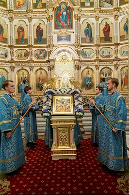 Всенощное бдение в Покровском храме г. Саратова
