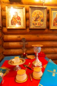Божественная литургия в храме в честь Сретения Господня г.Саратова
