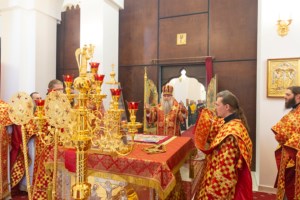 Божественная литургия в Свято-Алексиевском женском монастыре г. Саратова