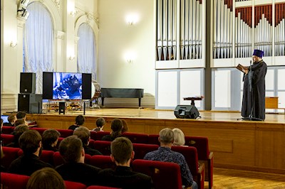 Состоялась открытая лекция о саратовских новомучениках