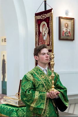 Всенощное бдение в храме преподобного Сергия Радонежского г. Саратова