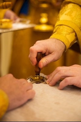 Митрополит Игнатий совершил Великое освящение храма святой блаженной Ксении Петербургской п. Красный Текстильщик и Божественную литургию в новоосвященном храме