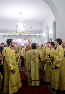 Всенощное бдение в Свято-Никольском мужском монастыре г. Саратова