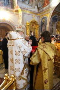 Божественная литургия в Свято-Троицком кафедральном соборе г. Саратова