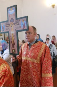 Божественная литургия в храме в честь Покрова Пресвятой Богородицы р.п. Новые Бурасы