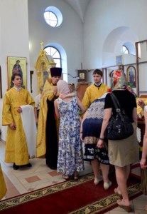 Всенощное бдение в храме в честь Рождества Христова г. Саратова