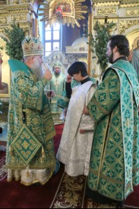 Божественная литургия в храме Сошествия Святого Духа г. Саратова