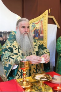 Божественная литургия в храме блаженной Ксении Петербургской г. Саратова на территории ИТК УШ-382/33
