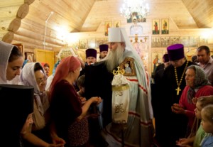 Всенощное бдение в храме в честь Рождества Пресвятой Богородицы города Саратова