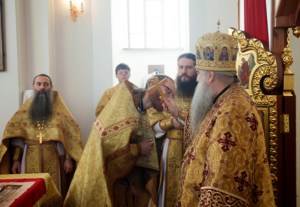 Божественная литургия в Свято-Иоанновском женском монастыре села Алексеевка Хвалынского района