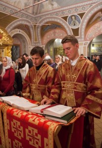 Всенощное бдение в Свято-Троицком кафедральном соборе г.Саратова