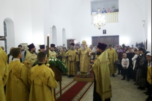 Всенощное бдение в храме во имя апостола и евангелиста Иоанна Богослова г.Саратова