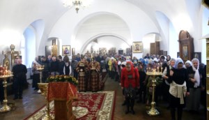 Божественная литургия в Спасо-Преображенском мужском монастыре г.Саратова