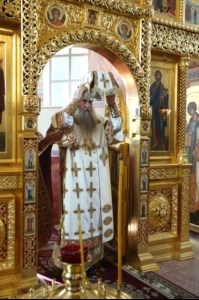 Митрополит Лонгин совершил Великое освящение Вознесенского храма Вознесенско-Пантелеимоновской церкви с. Усть-Курдюм