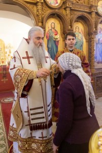 Божественная литургия в храме во имя святых бессребреников и чудотворцев Космы и Дамиана г. Саратова