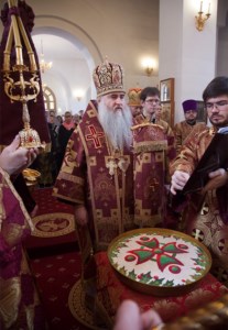 Божественная литургия в Свято-Алексиевском женском монастыре г. Саратова