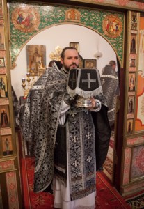 Литургия Преждеосвященных Даров в храме во имя святителя Тихона, Епископа Воронежского, Задонского чудотворца г.Саратова