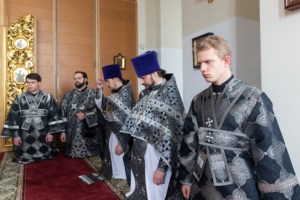 Литургия Преждеосвященных Даров в Свято-Троицком кафедральном соборе г. Вольска