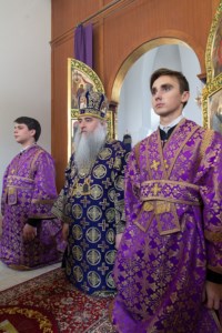 Литургия Преждеосвященных Даров в храме в честь иконы Божией Матери «Утоли моя печали» г. Саратова