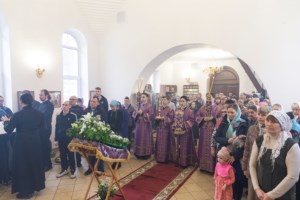 Божественная литургия в храме во имя святой великомученицы Екатерины г. Саратова