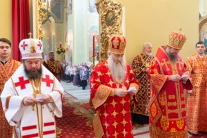 Состоялось соборное служение архиереев и духовенства Саратовской митрополии