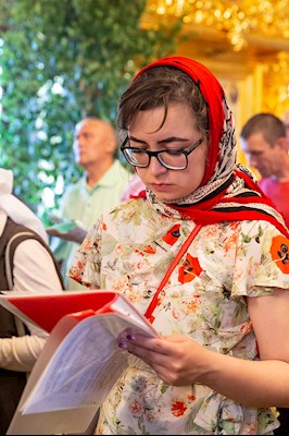 Всенощное бдение в Свято-Троицком кафедральном соборе г.Саратова