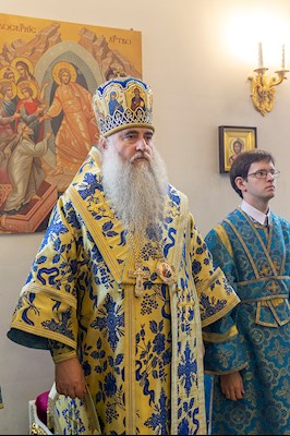 Божественная литургия в храма в честь иконы Божией Матери «Всех скорбящих Радость» г. Саратова