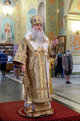 Всенощное бдение в храме Покрова Пресвятой Богородицы г. Саратова