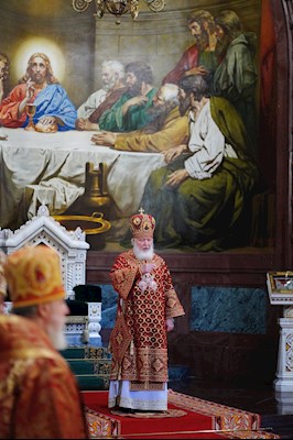 Митрополит Игнатий принял участие в Божественной литургии и торжествах в день тезоименитства Святейшего Патриарха Кирилла