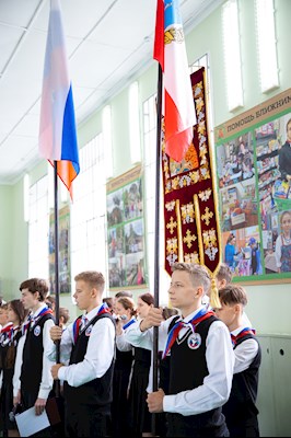 Православные гимназисты торжественно принесли присягу, вступая в «Дружину святого благоверного князя Александра Невского»