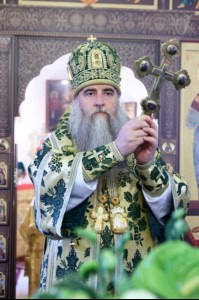 Божественная литургия в храме во имя преподобного Сергия Радонежского поселок Юбилейный г.Саратова