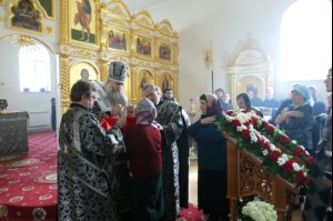 Литургия Преждеосвященных Даров в храме в честь Казанской иконы Божией Матери р.п.Татищево