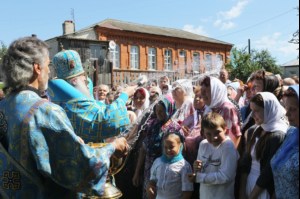 Божественная литургия в храме в честь Казанской иконы Божией Матери г. Петровска