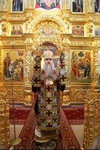 Божественная литургия в Свято-Троицком кафедральном соборе г. Саратова