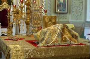 Божественная литургия в храме в честь Покрова Пресвятой Богородицы г. Саратова