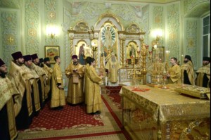 Великая Рождественская вечерня в храме в честь Покрова Пресвятой Богородицы г. Саратова