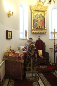 Божественная литургия в храме во имя святого великомученика Георгия Победоносца г.Саратова