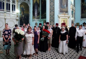 Всенощное бдение в храме в честь Сошествия Святого Духа г.Саратова